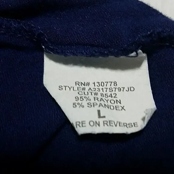 Living Doll Blue American Beauty Tank Top (Large) - Picture 4 of 4